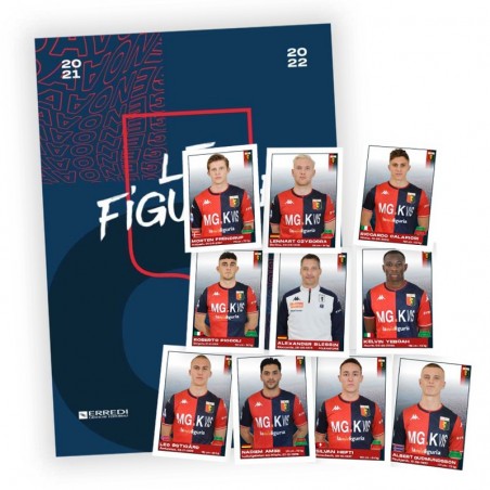 Album Genoa + Box da 50 pacchetti di figurine + Nuovi Acquisti 2021/2022