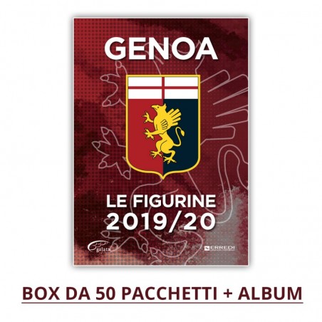 Album Genoa + Box da 50 pacchetti di figurine 2019/2020