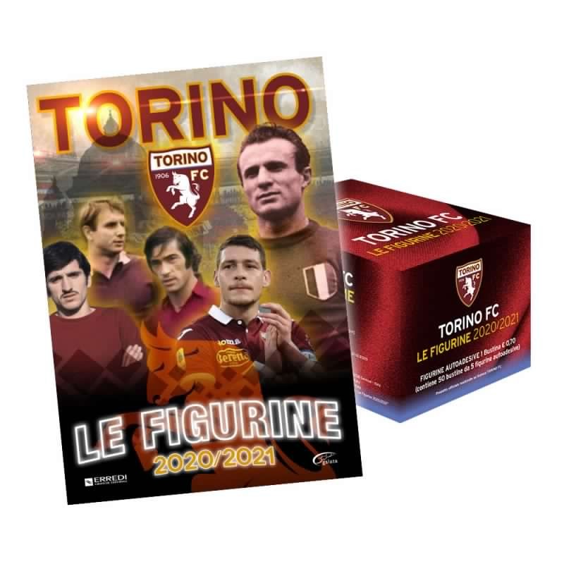 Album Torino Le Figurine 2020/2021 + BOX da 50 pacchetti di figurine